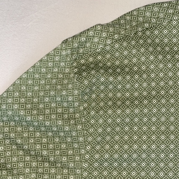 Wrinkle-Free Printed Polo with Contrast Collar XX-Large / Regular Fit / Green - Picture 4 of 7